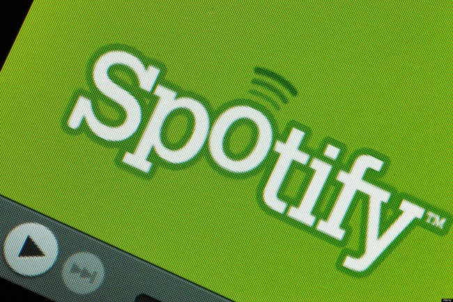 Spotify online music player. screenshot. Image shot 2009. Exact date unknown.